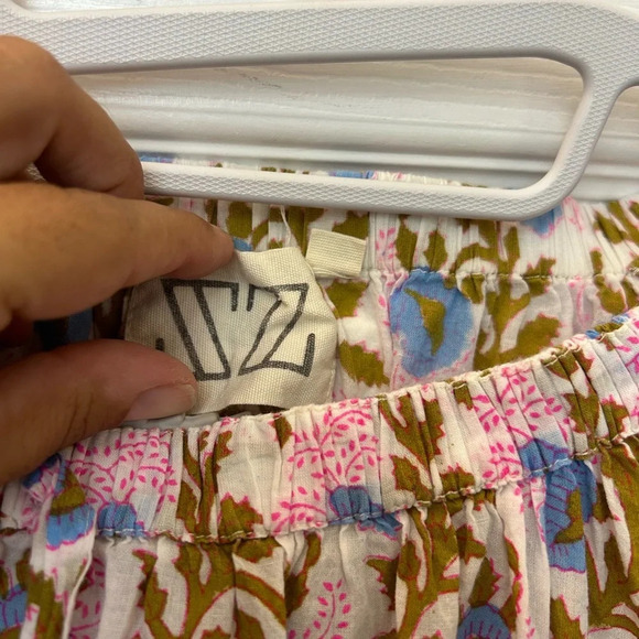 SZ BLOCKPRINTS  Tracy Cotton Top - Camel Essa sz L - Picture 7 of 7